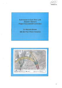 £~1)  ~4 Submission to East West Link (Eastern Section)