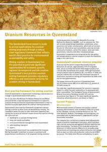 Matter / Uranium mining / Mary Kathleen /  Queensland / Uranium ore / Paladin Energy / Nuclear technology / Mining / Uranium