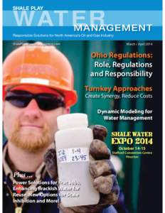 WATER WATE MANAGEMENT SHALE PLAY  Responsible Solutions for North America’s Oil and Gas Industry