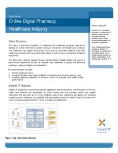Case Study:  Online Digital Pharmacy About Experis IT  Healthcare Industry