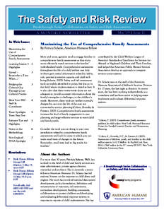 The Safety and Risk Review Breakthrough Series Collaborative on Safety and Risk Assessments May ‘09 | Issue 11  A MONTHLY NEWSLETTER