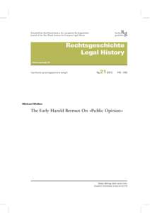 Rg  Rechts geschichte  Zeitschri des Max-Planck-Instituts für europäische Rechtsgeschichte