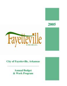 Fayetteville /  Arkansas / Fayetteville–Springdale–Rogers metropolitan area / Public finance