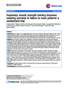 Martin et al. Critical Care 2011, 15:R84 http://ccforum.com/content/15/2/R84 RESEARCH  Open Access