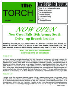 the  TORCH Spring[removed]Quarterly