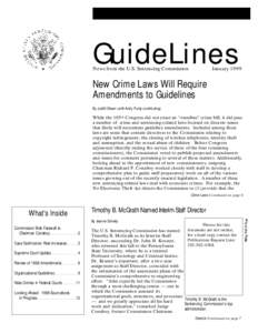 Guidelines Newsletter - January 1999