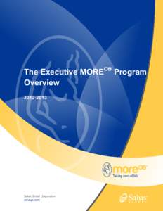 The Executive MOREOB Program Overview[removed]Salus Global Corporation salusgc.com