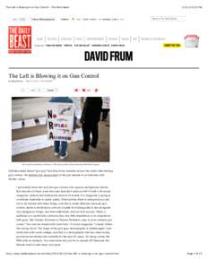 American Enterprise Institute / David Frum / Frum / Overview of gun laws by nation / The Daily Beast / Jewish culture / Politics / Jewish diaspora