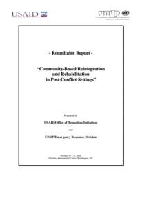 International development / Sociology / United Nations Development Group / United Nations Development Programme / Capacity building / United States Agency for International Development / Office of Transition Initiatives / Conflict transformation / Emergency management / Conflict / Development / Civil Affairs