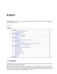 Applied mathematics / Numerical software / Combinatorial optimization / Computer algebra systems / BARON / MPS / Linear programming / Branch and bound / Constraint satisfaction / Mathematical optimization / Numerical analysis / Operations research