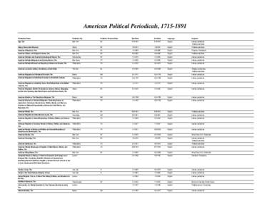 Analytical Review / Publishing / Comics terminology / Periodical literature