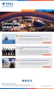 China Telecom Global  Newsletter July 2016