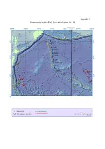 Appendix O  Seamounts in the FAO Statistical Area No. 61 