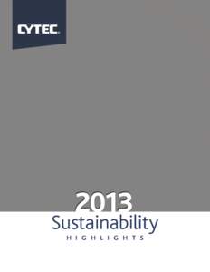 2013  Sustainability H I G H L I G H T S  to