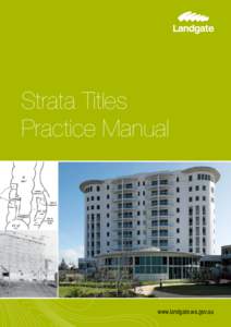 Strata title / Landgate / Law / Strata SE1 / Easement / Property / Australian property law / Property law / Real estate