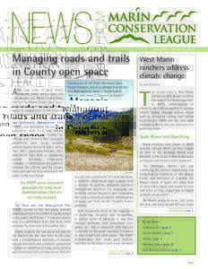 November—DecemberManaging roads and trails in County open space by Nona Dennis