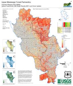 Upper Mississippi Forest Partnership  Important Migratory Bird Habitat Upland Forest Birds LINK Model Results[removed]Land Cover Update) UPLAND FOREST BIRDS USED IN LINK QUERY: Black-billed Cuckoo