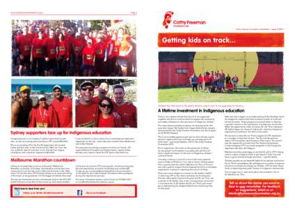 www.cathyfreemanfoundation.org.au	  Page 4 Cathy Freeman Foundation Newsletter – Issue[removed]