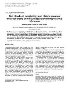 African Journal of Biotechnology Vol[removed]), pp[removed], 4 July 2007 Available online at http://www.academicjournals.org/AJB ISSN 1684–5315 © 2007 Academic Journals