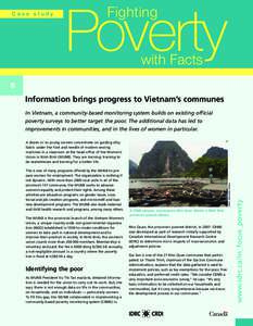 Case study  Fighting Poverty with Facts