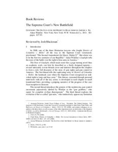 District of Columbia v. Heller / McDonald v. Chicago / National Rifle Association / Alan Gura / Second Amendment to the United States Constitution / Gun control / Right to keep and bear arms / United States v. Miller / United States v. Emerson / Gun politics in the United States / Politics of the United States / Gun politics