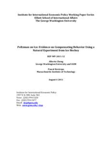 Institute for International Economic Policy Working Paper Series  Elliott School of International Affairs  The George Washington University       