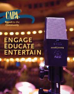 Report to the Community engage educate entertain