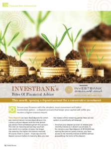 Financial Bites (Advertorial)  INVESTBANK’s