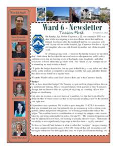 Ward 6 Staff  Ward Tucson 6 - Newsletter First