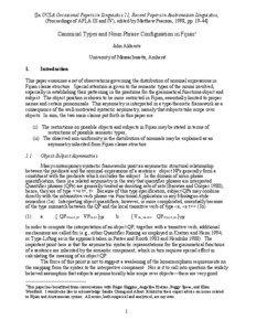 [In UCLA Occasional Papers in Linguistics 21, Recent Papers in Austronesian Linguistics, (Proceedings of AFLA III and IV), edited by Matthew Pearson, 1998, pp[removed]]