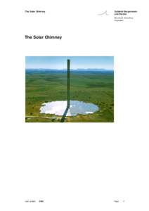 The Solar Chimney  Schlaich Bergermann und Partner Structural Consulting Engineers