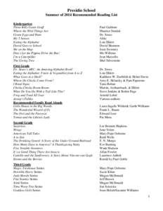 Year of birth missing / Chicka Chicka Boom Boom / Shel Silverstein / Beverly Cleary / Caroline Dale Snedeker / H. G. Wells / Arts / Andrew Clements / Frindle / Literature / American literature / Lois Ehlert