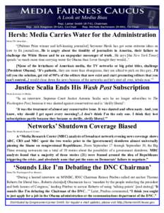 [removed]Hersh: Media Carries Water for the Administration From The Guardian…  “[Pulitzer Prize winner and left-leaning journalist] Seymour Hersh has got some extreme ideas on