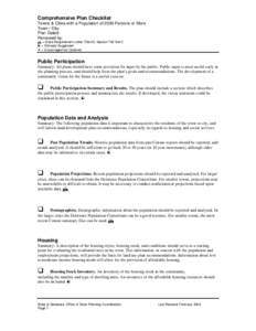 Microsoft Word - Comprehensive  Plan Checklist 2000+.doc