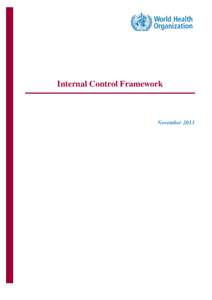 Internal Control Framework  November 2013 2