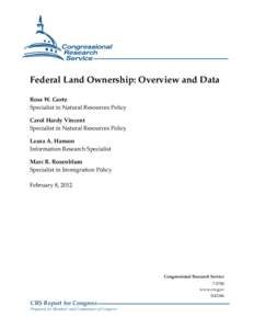 Federal Land Ownership: Overview and Data