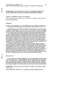 Agro-Ecosystems, Elsevier Scientific Publishing Company, Amsterdam - Printed in The Netherlands 83  ECOLOGICAL LAND-USE PLANNING AND CARRYING CAPACITY