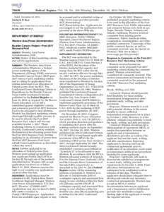 [removed]Federal Register / Vol. 78, No[removed]Monday, December 30, [removed]Notices Dated: December 20, 2013. Kimberly D. Bose,