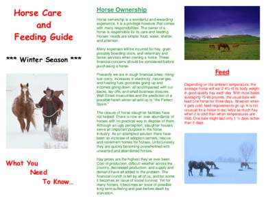 Zoology / Horse health / Horse care / Horse / Hay / Livery yard / Cruelty to animals / Snow / Equine nutrition / Agriculture / Equidae / Horse management