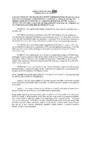 RESOLUTION NO. 2013- $.1_ (Pursua1t to Se::tion[removed], C.R.S.) A RESOLUTION OF THE BOARD OF COUNTY COMMISSIONERS OF RIO BLANCO COUNTY, COLORADO, APPROPRIATING ADDITIONAL SUMS OF MONEY TO DEFRAY EXPENSES IN EXCESS OF A