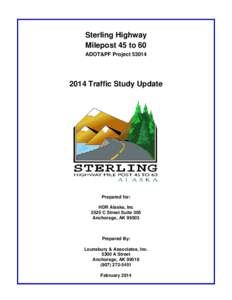 Transport / Land transport / Road transport / Road traffic management / Interstate Highways in Alaska / Intersection capacity utilization / Level of service / Seward Highway / Sterling Highway / Highway Capacity Manual / Anchorage /  Alaska / Traffic