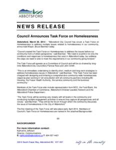 Microsoft Word[removed]Council Announces Task Force on Homelessness