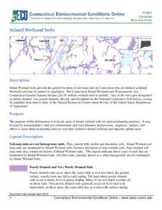 Soil / National Cooperative Soil Survey / Wetland / Hydric soil / Soil survey / Subaqueous soil / Wetlands of the United States / Pedology / Soil science / Physical geography