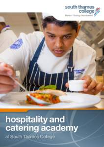 hospitality and catering academy at South Thames College Yes, Chef!