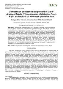 Alkenes / Kalat County / Provinces of Iran / Organic chemistry / Linalool / Mashhad / Khorasan Province / Camphor / Alpha-Pinene / Monoterpenes / Flavors / Chemistry