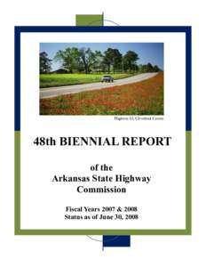 Highway 63, Cleveland County  48th BIENNIAL REPORT of the Arkansas State Highway Commission