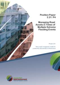 Position Paper 2.21: P4 Managing Road Assets in Times of Multiple Extreme Flooding Events