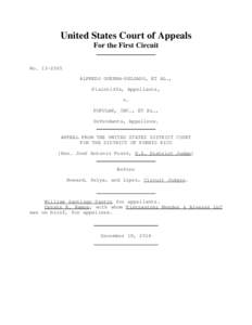 United States Court of Appeals For the First Circuit NoALFREDO GUERRA-DELGADO, ET AL., Plaintiffs, Appellants, v.