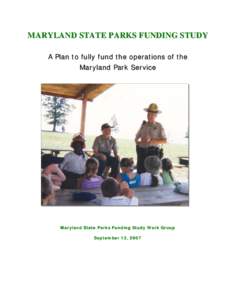 Microsoft Word - Maryland State Parks Funding Study Reportdoc