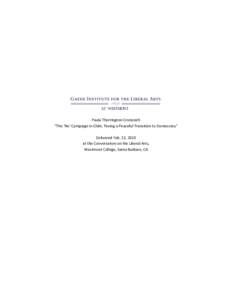 Chile / Augusto Pinochet / Patricio Aylwin / Chilean transition to democracy / Concert of Parties for Democracy / Presidents of Chile / Politics / Government